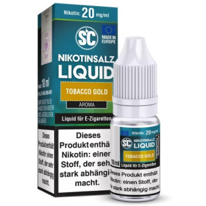 SC Nikotinsalz Liquid Tobacco Gold 10 ml 20 mg/ml
