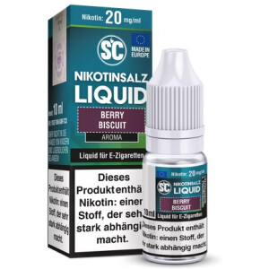 SC Nikotinsalz Liquid Berry Biscuit 10 ml 20 mg/ml