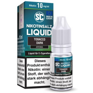 SC Nikotinsalz Liquid Tobacco Dark 10 ml 10 mg/ml