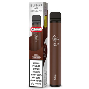 Elf Bar 600 Einweg E-Zigarette Cola 20 mg/ml