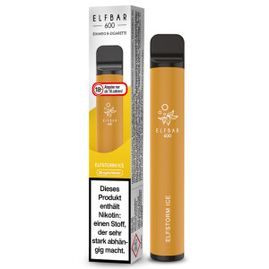 Elf Bar 600 Einweg E-Zigarette Elfstorm Ice 20 mg/ml