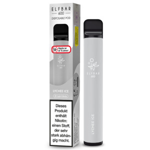 Elf Bar 600 Einweg E-Zigarette Lychee Ice 20 mg/ml