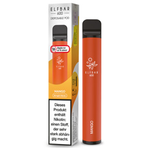 Elf Bar 600 Einweg E-Zigarette Mango 20 mg/ml