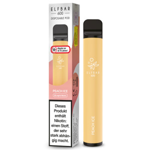 Elf Bar 600 Einweg E-Zigarette Peach Ice 20 mg/ml