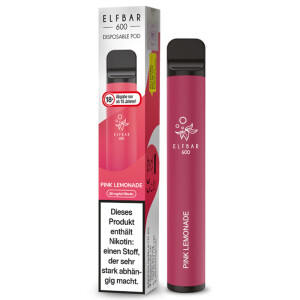 Elf Bar 600 Einweg E-Zigarette Pink Lemonade 20 mg/ml