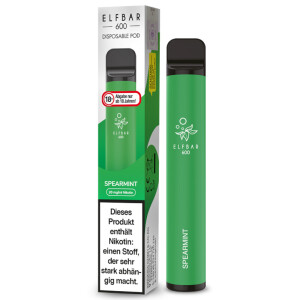 Elf Bar 600 Einweg E-Zigarette Spearmint 20 mg/ml