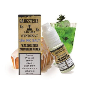 Gangsterz Nikotinsalz Liquid 18 mg/ml Waldmeister...
