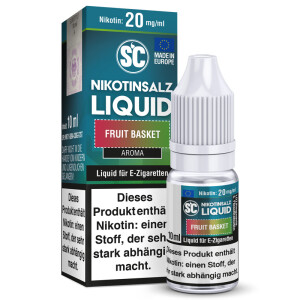 SC Nikotinsalz Liquid Fruit Basket 10 ml 20 mg/ml