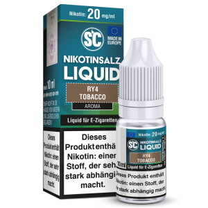 SC Nikotinsalz Liquid RY4 Tobacco 10 ml 20 mg/ml