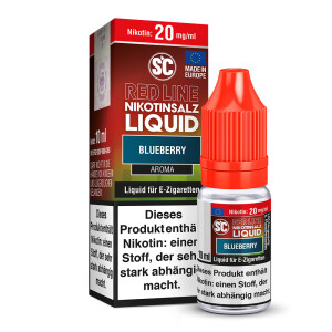 SC - Red Line - Blueberry - Nikotinsalz Liquid 10 ml 20...