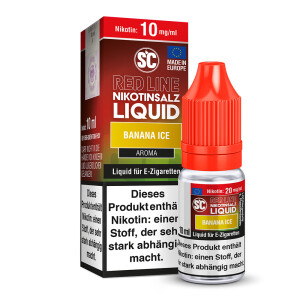 SC - Red Line - Banana Ice - Nikotinsalz Liquid 10 ml 10...