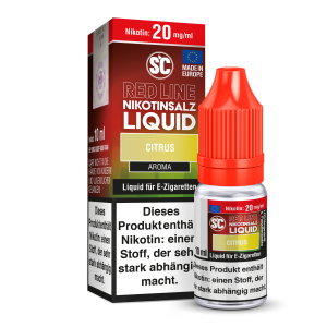 SC - Red Line - Citrus - Nikotinsalz Liquid 10 ml 20 mg/ml