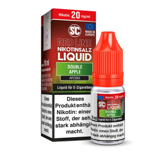 SC - Red Line - Double Apple - Nikotinsalz Liquid 10 ml...