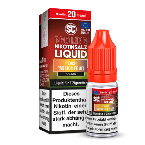 SC - Red Line - Peach Passion Fruit - Nikotinsalz Liquid...