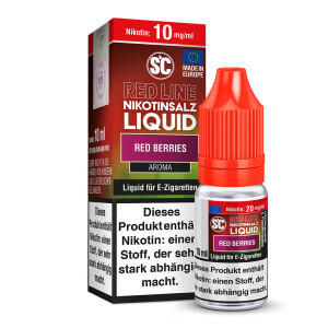SC - Red Line - Red Berries - Nikotinsalz Liquid 10 ml 10...