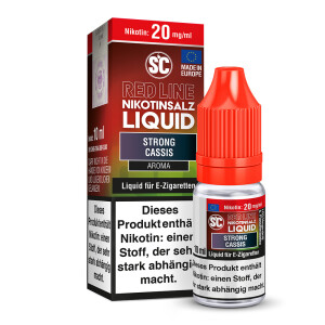 SC - Red Line - Strong Cassis - Nikotinsalz Liquid 10 ml...