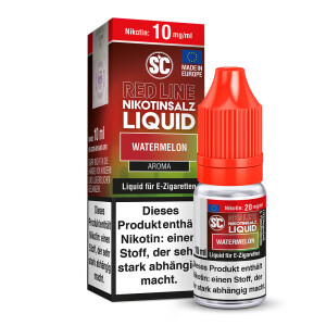 SC - Red Line - Watermelon - Nikotinsalz Liquid 10 ml 10...