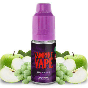 Vampire Vape Liquid Applelicious 10 ml 0 mg/ml