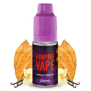 Vampire Vape Liquid Vanilla Tobacco 10 ml 0 mg/ml