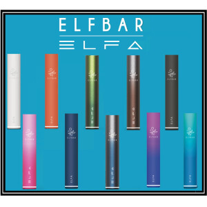 Elf Bar Elfa 500 mAh Akku aurora-blau