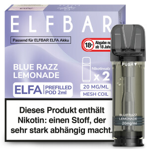 Elf Bar Elfa Prefilled Pod Blue Razz Lemonade (2...
