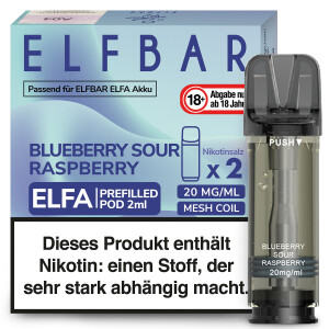 Elf Bar Elfa Prefilled Pod Blueberry Sour Raspberry (2...