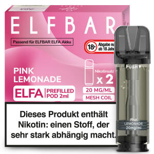 Elf Bar Elfa Prefilled Pod Pink Lemonade (2 Stück...