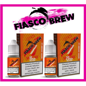 Fiasco Brew Hybrid Nikotinsalz Liquid Marapeach 10 ml