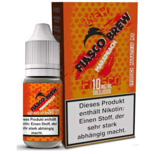 Fiasco Brew Hybrid Nikotinsalz Liquid Marapeach 10 ml 10...