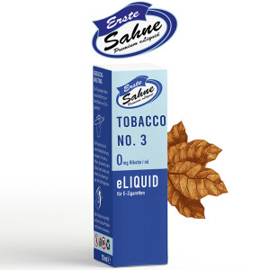 Erste Sahne Liquid Tobacco No.3 10 ml