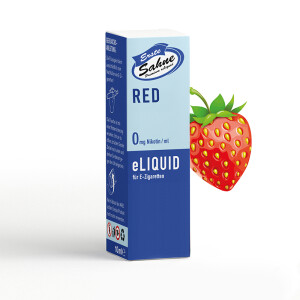 Erste Sahne Liquid Red 10 ml 0 mg/ml