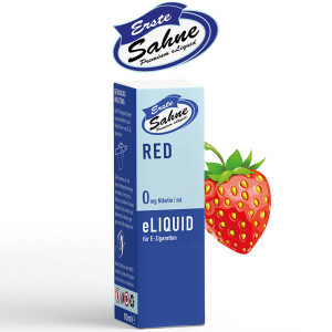 Erste Sahne Liquid Red 10 ml 0 mg/ml