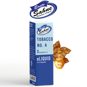 Erste Sahne Liquid Tobacco No.4 10 ml 0 mg/ml