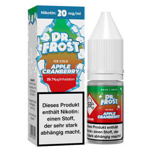 Dr. Frost Nikotinsalz Liquid Ice Cold Apple Cranberry...