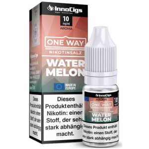 InnoCigs Nikotinsalz Liquid One Way Watermelon 10 ml 10...