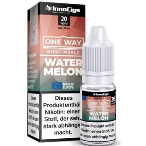 InnoCigs Nikotinsalz Liquid One Way Watermelon 10 ml 20...