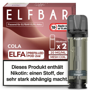 Elf Bar Elfa Prefilled Pod Cola (2 Stück pro Packung)