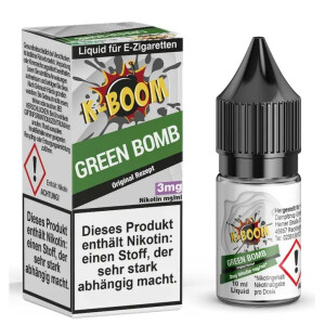 K-Boom Liquid Green Bomb 10 ml 3 mg/ml