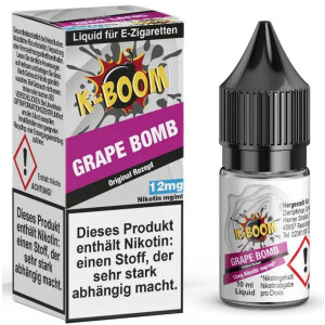 K-Boom Liquid Grape Bomb 10 ml 12 mg/ml