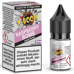 K-Boom Liquid Raspberry Bomb 10 ml 3 mg/ml