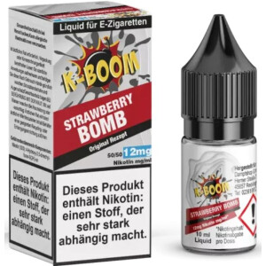 K-Boom Liquid Strawberry Bomb 10 ml 12 mg/ml