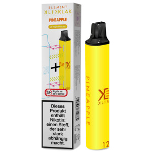 Element Klik Klak Einweg E-Zigarette 20 mg/ml Pineapple