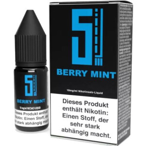 5EL Nikotinsalz Liquid Berry Mint 10 ml 10 mg/ml
