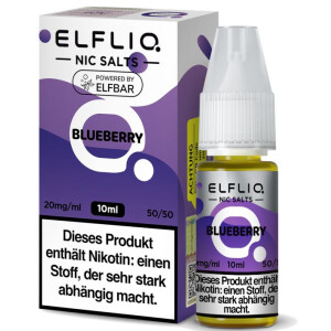 ELFLIQ Nikotinsalz Liquid Blueberry 10 ml 20 mg/ ml