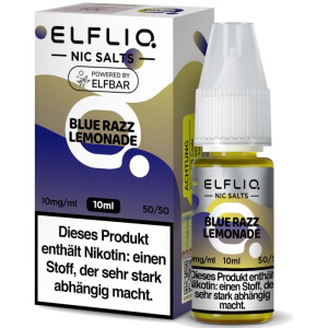 ELFLIQ Nikotinsalz Liquid Blue Razz Lemonade 10 ml 10 mg/ml