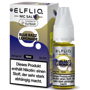 ELFLIQ Nikotinsalz Liquid Blue Razz Lemonade 10 ml 20 mg/ ml