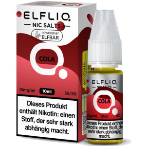 ELFLIQ Nikotinsalz Liquid Cola 10 ml 10 mg/ml