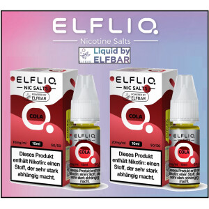 ELFLIQ Nikotinsalz Liquid Cola 10 ml 10 mg/ml