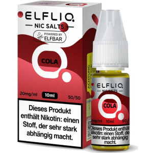 ELFLIQ Nikotinsalz Liquid Cola 10 ml 20 mg/ ml
