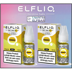 ELFLIQ Nikotinsalz Liquid Mango 10 ml 10 mg/ml
